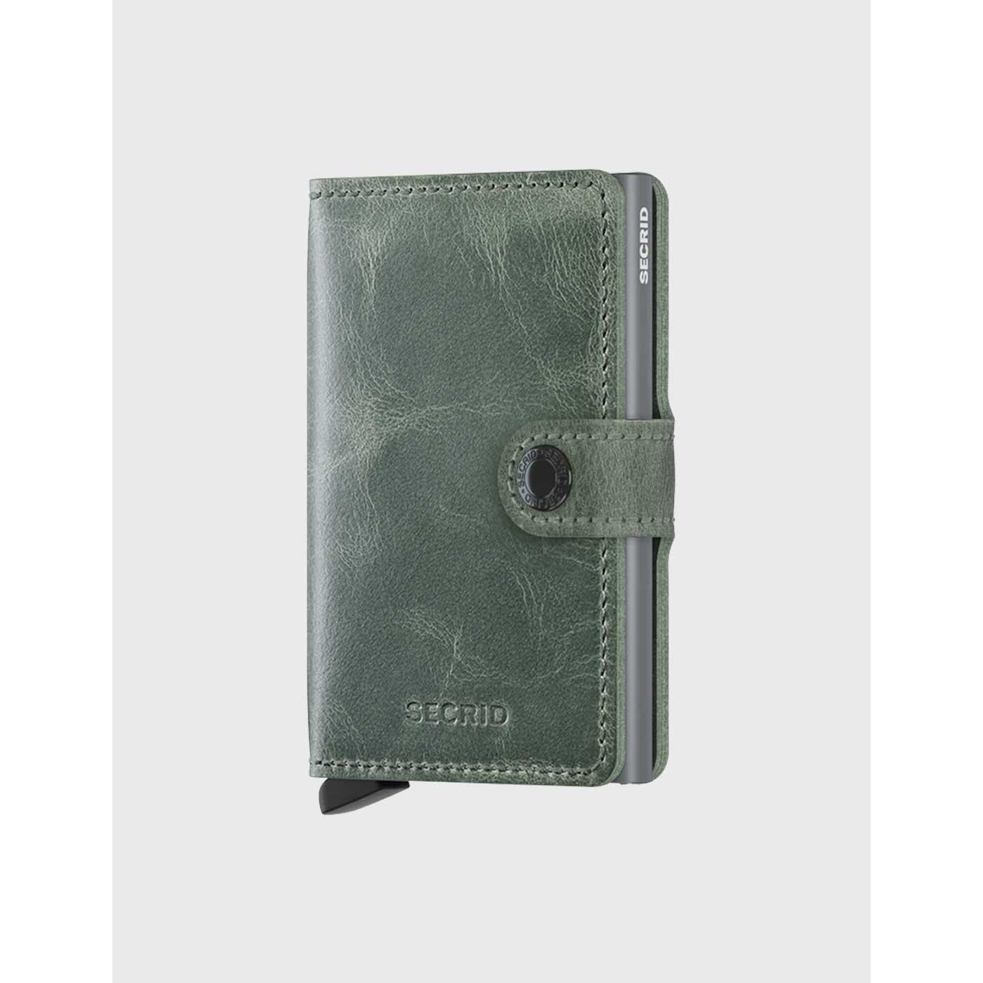 Secrid Miniwallet Vintage Sage Tarjetero Billetero gris