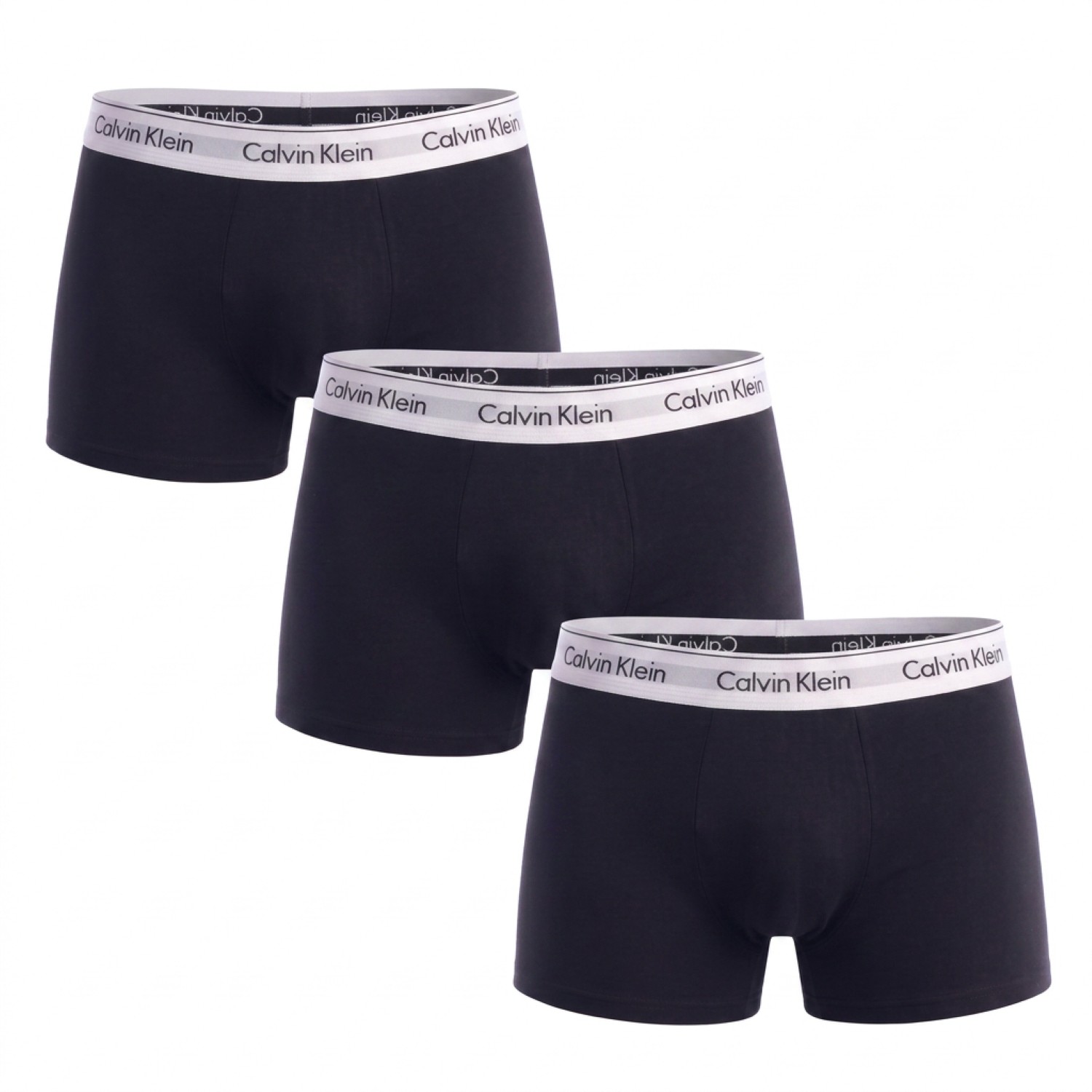 Calvin Klein-Pack 3 Bóxers Cortos Hombre Icon Cotton Stretch NB4286