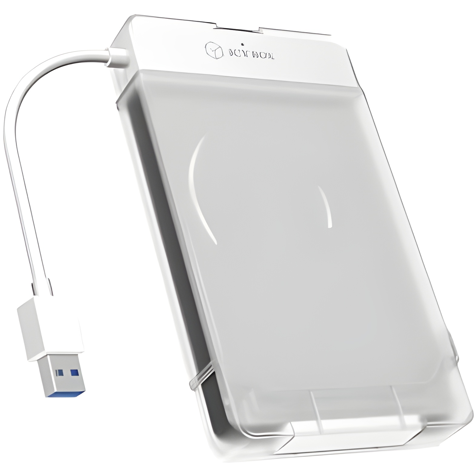 Raidsonic Adaptador SATA III a USB 3.0 con Carcasa de Plástico para Disco Duro/ssd SATA de 2.5''