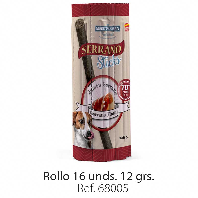 Mediterranean Serrano Sticks 16 Uds Jamón