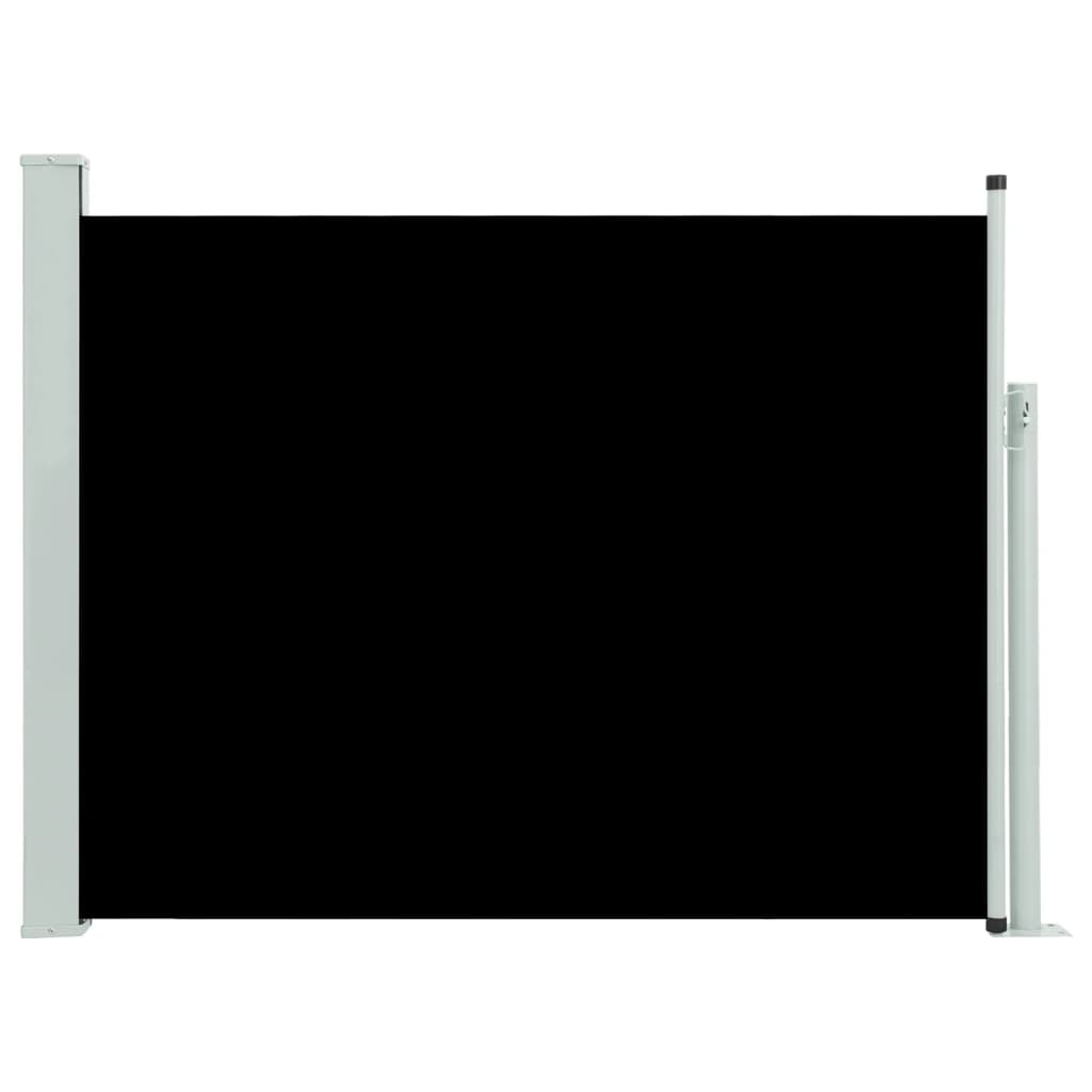 vidaXL Toldo lateral retráctil de jardín 140x500 cm Color Negro, Crema, Azul