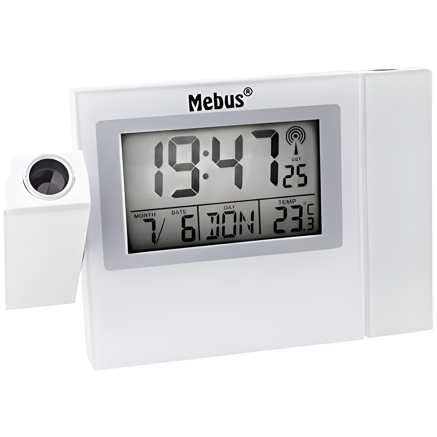 Mebus Despertador Proyector 42421 - Reproductor Portátil CD