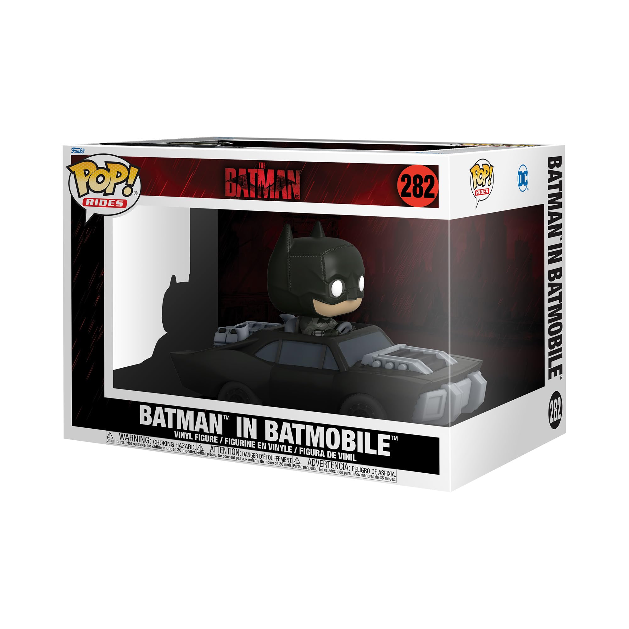 black adam - pop rides superdeluxe hawkman in cruiser