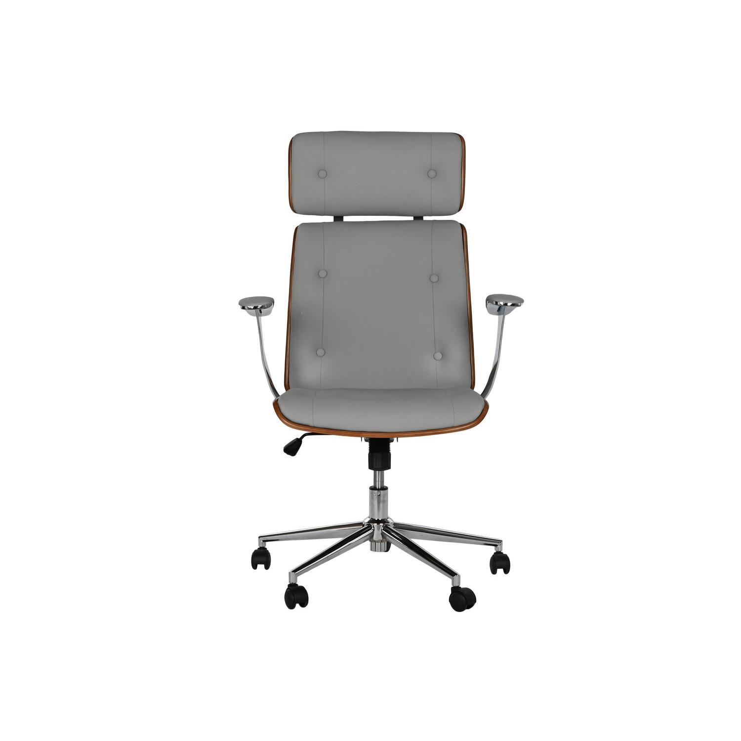 Silla pu madera 71x69x108,5 ruedas beige , El mejor complemento para tu hogar. FIJALO