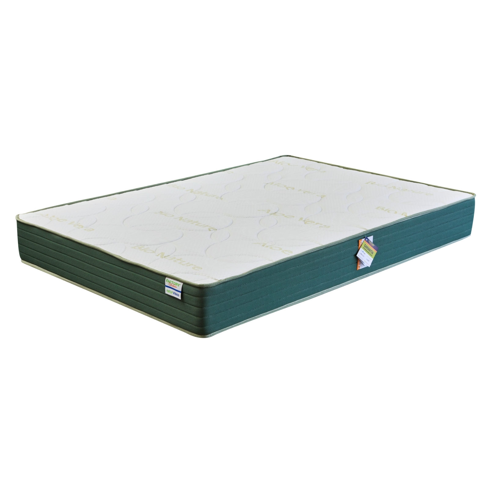 FACTORY COLCHON - Colchón Viscoelástico Viscolchón Naturvisco Núcleo Ergo System Hard Transpirable Hipoalergénico Altura 21cm Firmeza Media-Alta