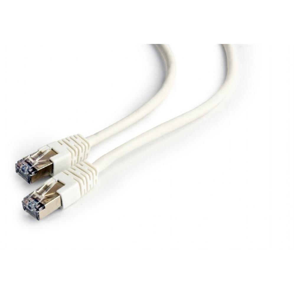 Cable Red Gembird FTP Cat6 3m Blanco - Alta Velocidad