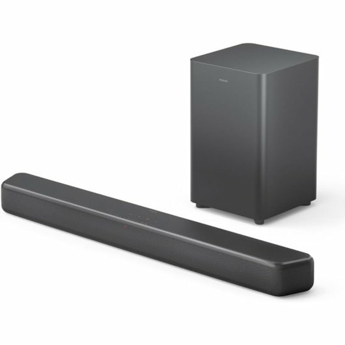 Philips TAB5309 Barra de Sonido 2.1 con subwoofer inalámbrico - Canales 2.1 de 240W, DTS Virtual X, Bluetooth 5.4, HDMI ARC, conexión óptica y conectividad USB - Gris Oscuro