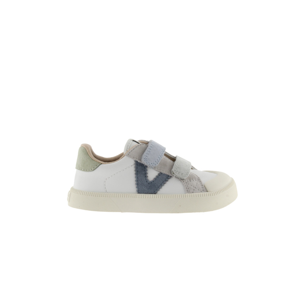 Victoria Oliver Zapatillas respetuosas barefoot de efecto piel con piezas de serraje y tiras adherentes 1356103