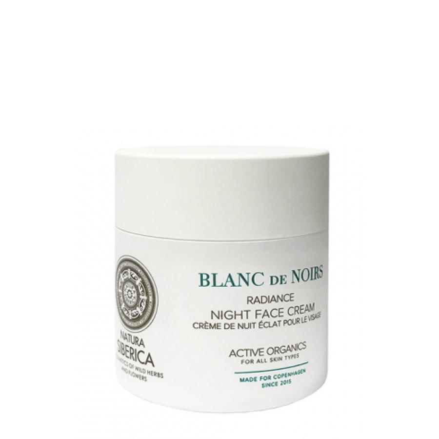 Crema Facial de Noche Radiance, Blanc des Noirs 50 ml de crema Natura Siberica