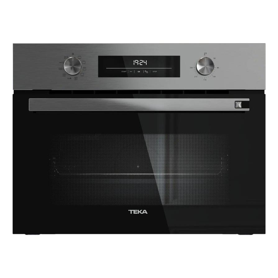 Horno Compacto Multifunción 59,5cm Teka HSC 6350  | 45L, Clase A+, Inox, Limpieza Hidrolítico / Vapor, Modo ECO, Fácil de limpiar, Bloqueo niños