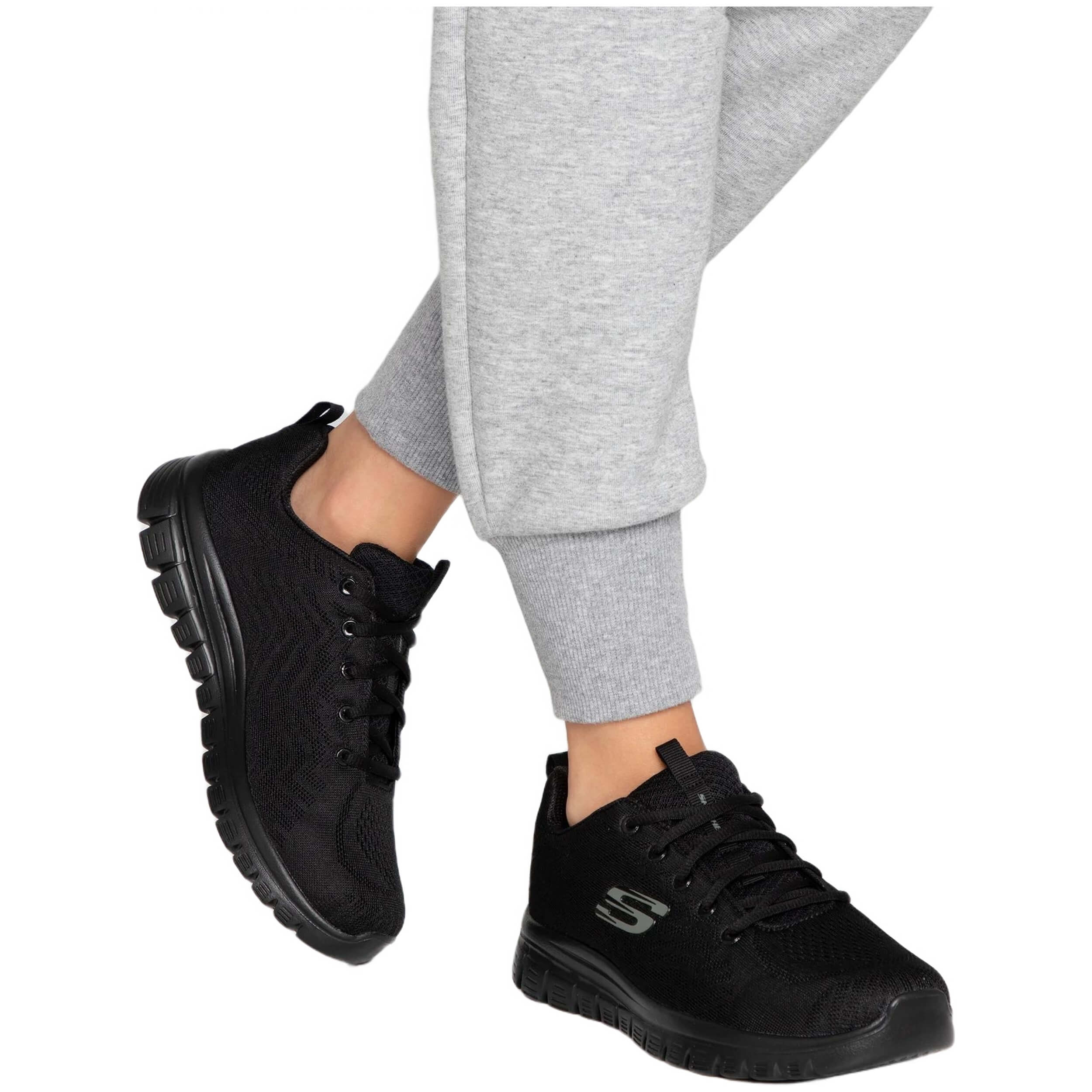 Zapatillas Sneakers Skechers para Mujer en color Negro