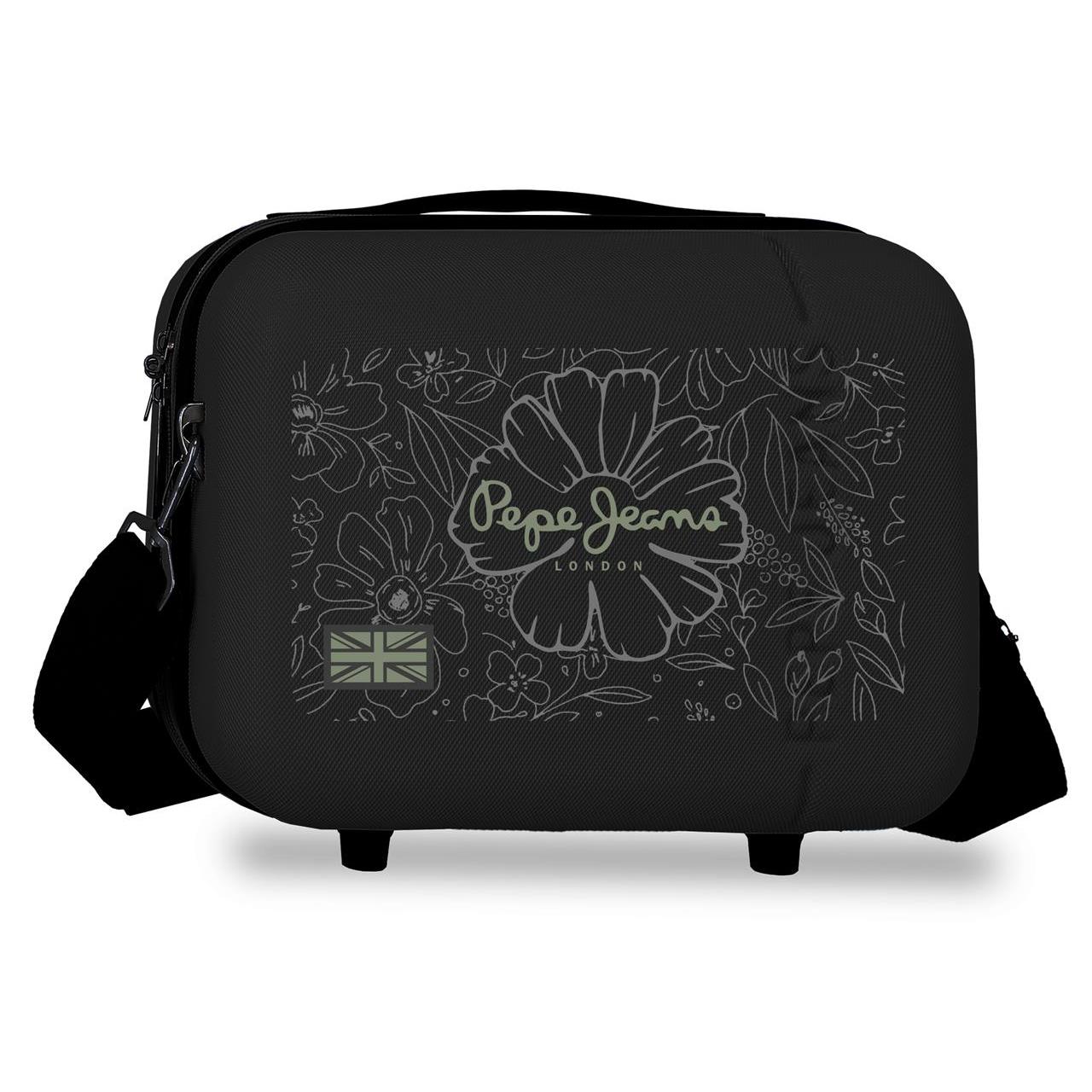 Neceser ABS Pepe Jeans Eloise Negro 25x21x15cm