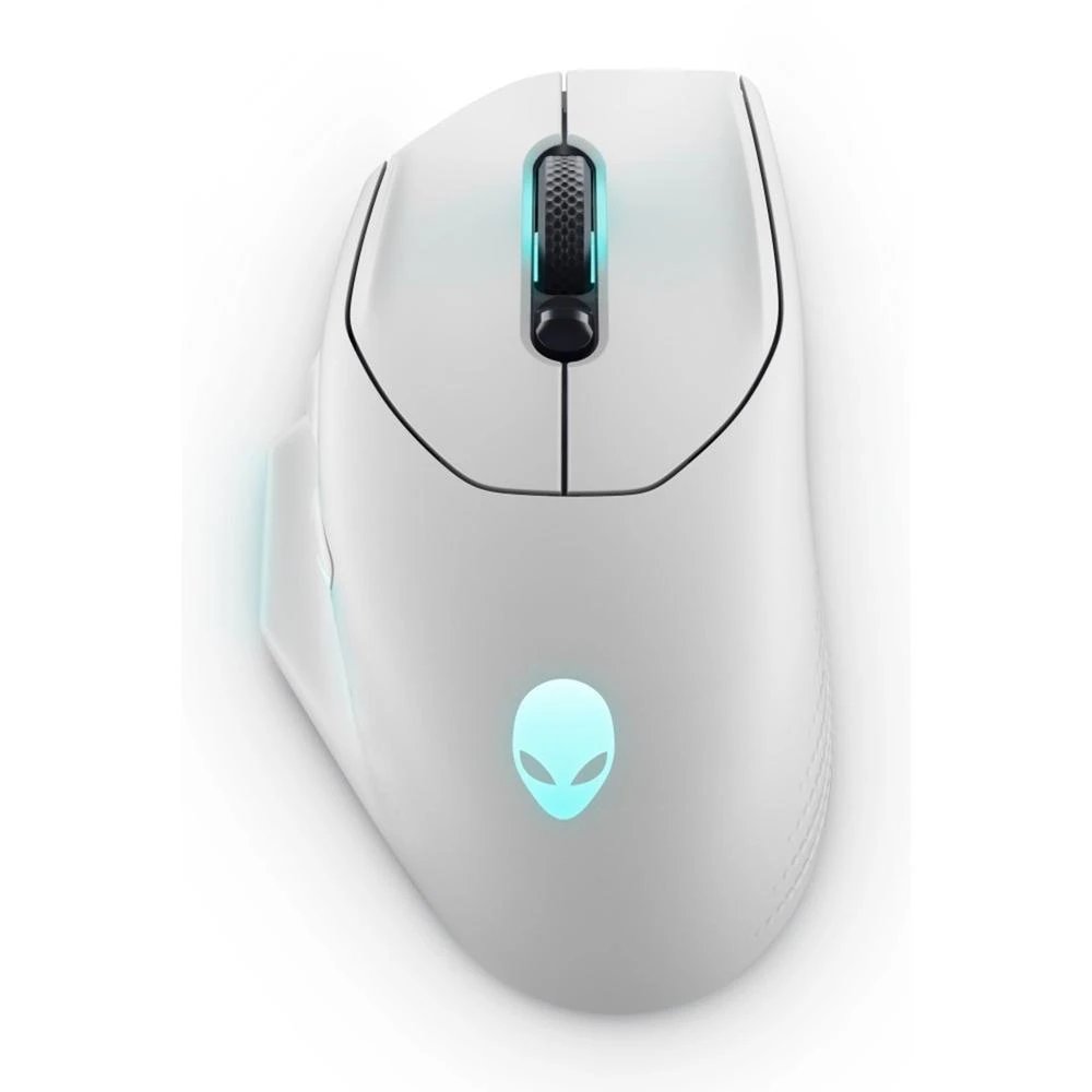 Ratón Sensor óptico 26.000 DPI Compatible con Windows 10 y Windows 11 Dell AW620M-W-DEAM  | Blanco (Lunar Light)