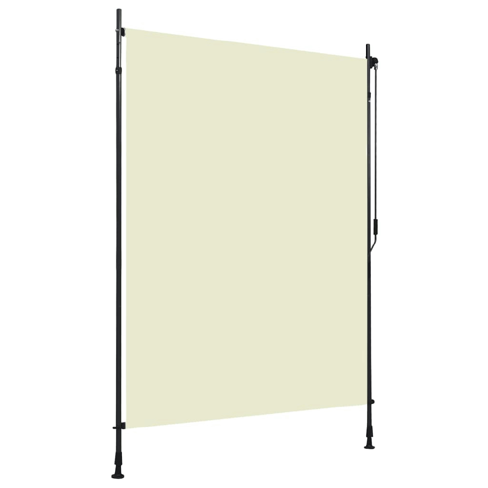 vidaXL ESTOR ENROLLABLE DE EXTERIOR COLOR CREMA 150X270 CM