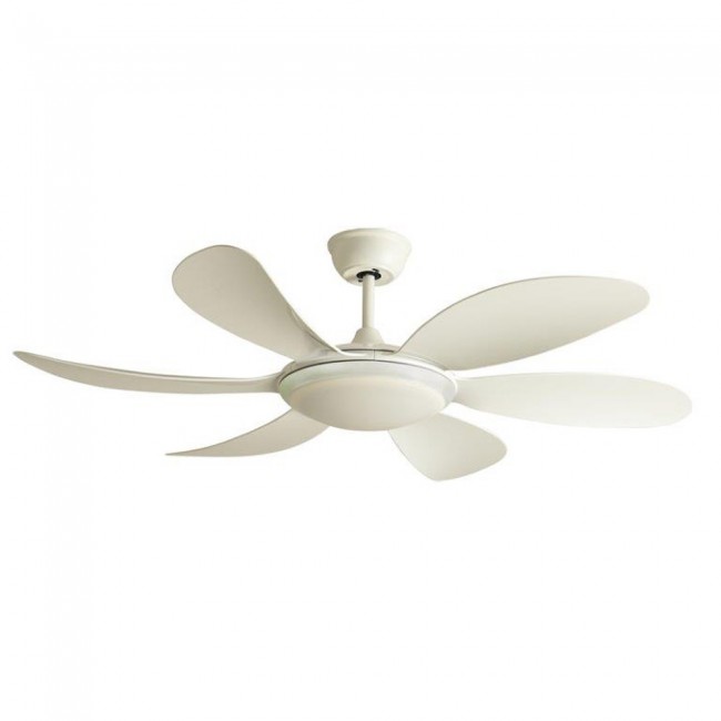 Wonderlamp Ventilador LED Mary Blanco (24W)
