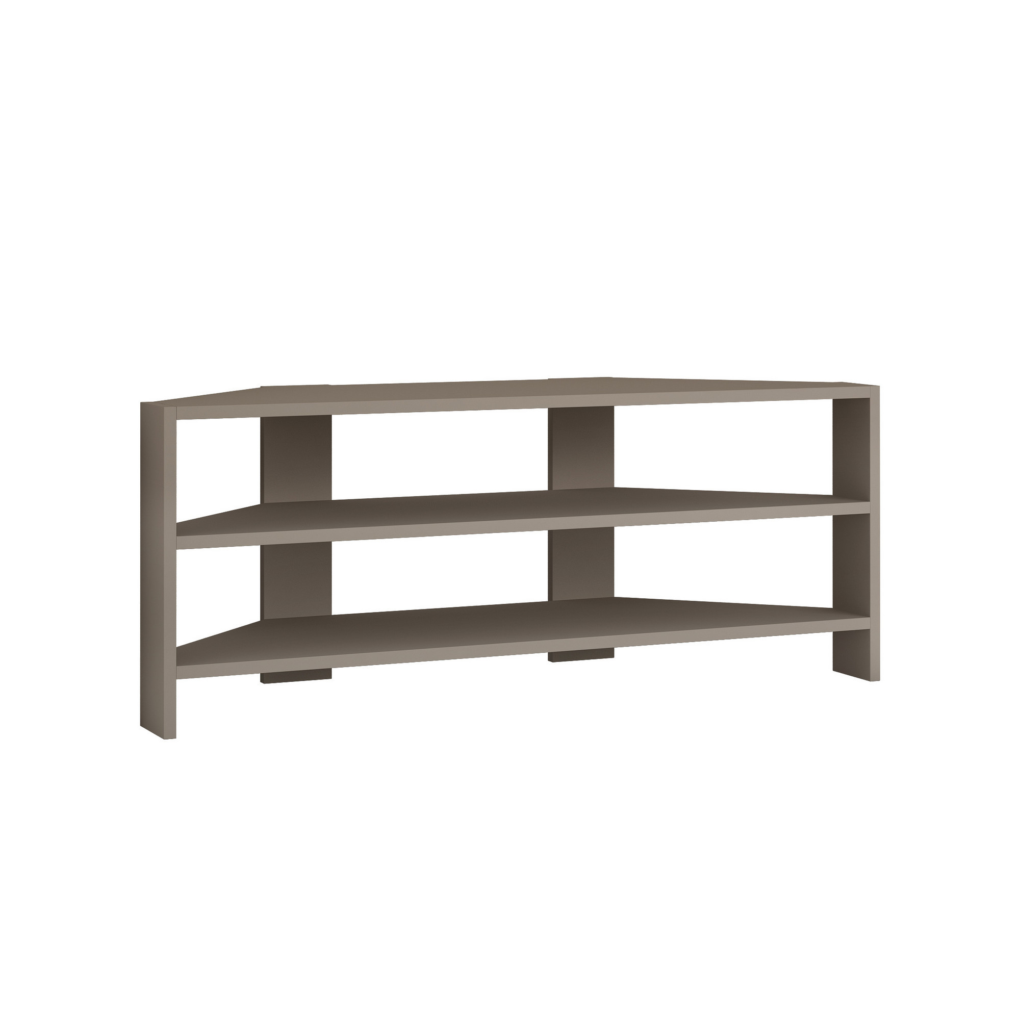 Habitat y Jardin - Soporte de TV de madera "Thales" 114 x 36 x 45 cm - Marrón moca claro