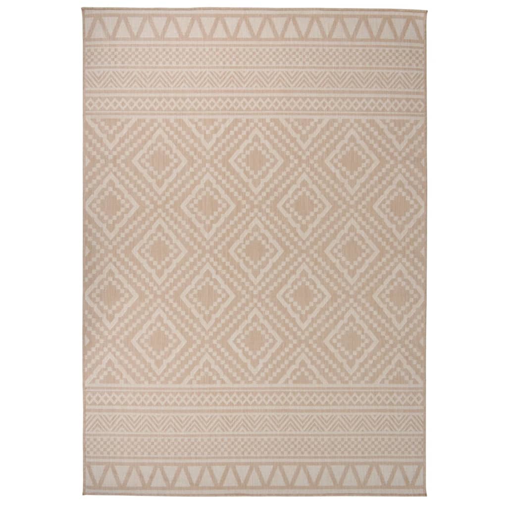 vidaXL Alfombra de exterior de tejido plano 140x200 cm Multicolor