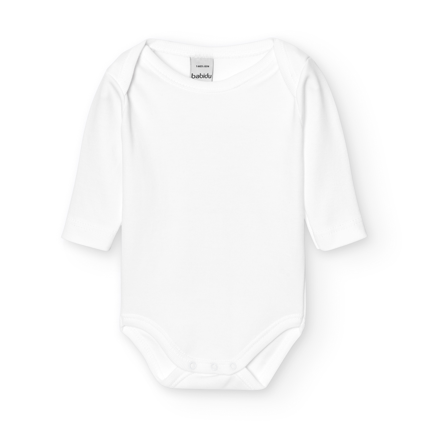 Basicos Babidu pack de 2 bodys cuello  americano