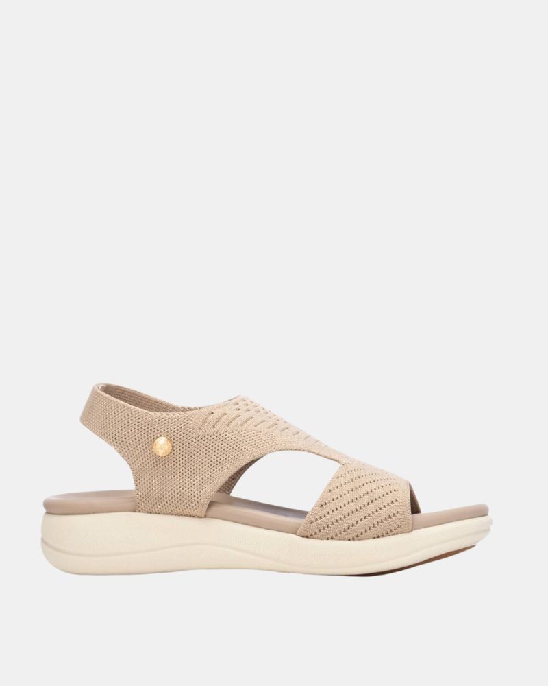 XTI 145154 Sandalias Abiertas Mujer Beige