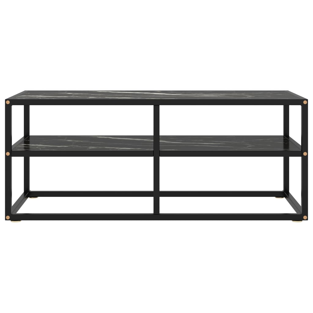 vidaXL Mueble para TV de vidrio templado 100x40x40 cm, Mueble de Salon, Mueble TV, Mueble TV salon, Mesa de TV, Mueble tele