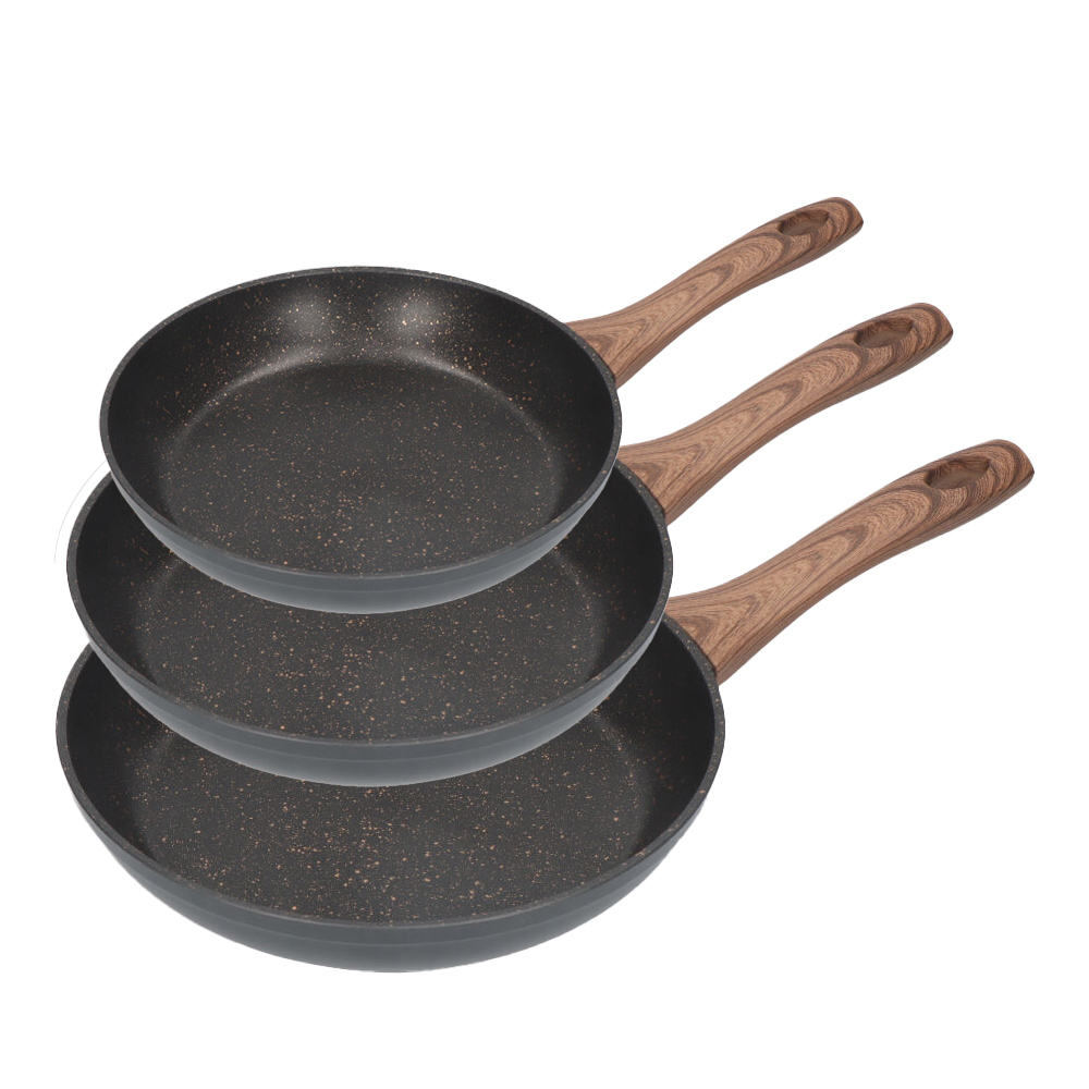 Gourmet Kitchen Set de 3 Sartenes Antiadherentes Eneas EDM