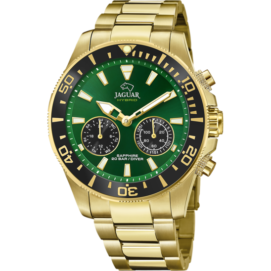 Jaguar - Reloj JAGUAR Para Hombre J899 Connected Caja de Acero inoxidable 316l Dorado
