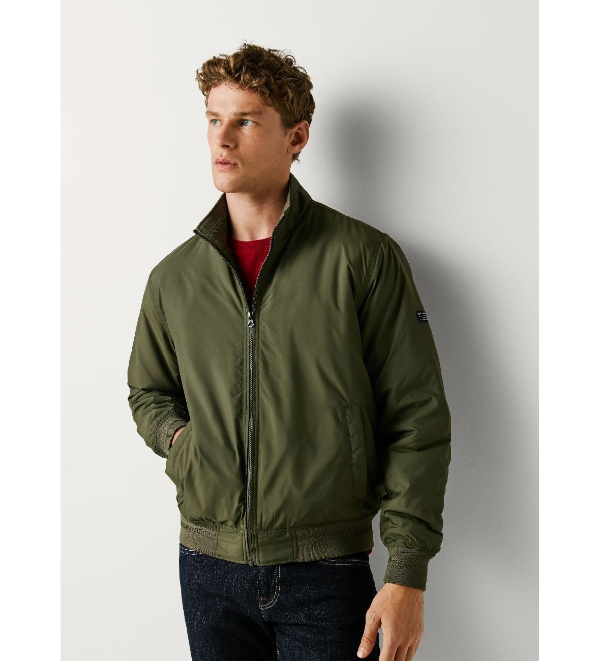 Pepe Jeans | Hombre | Chaqueta Saunders verde