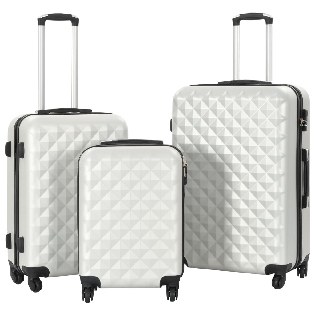 vidaXL Juego de Maletas Rígidas con Ruedas 3 Piezas ABS Trolley Color Antracita,  Azul,  Negro y mas