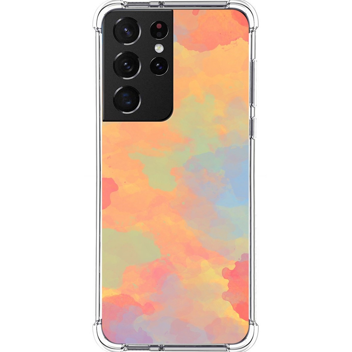 Funda Silicona Antigolpes para Samsung Galaxy S21 Ultra 5G diseño Acuarela 08 Dibujos