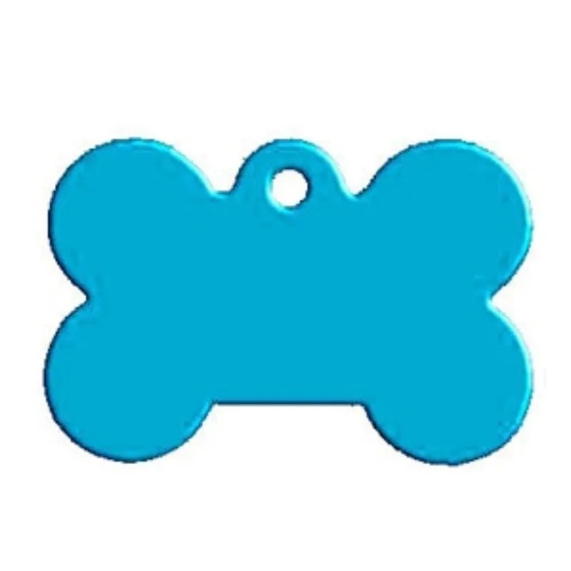 Chapa Identificación Personalizada para Perros y Gatos en Forma de Hueso