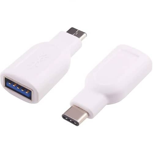 CABLEPELADO Adaptador USB 3.0 Tipo A Hembra a USB Tipo C Macho, Adaptador USB Tipo A a Tipo C, Velocidad de Transferencia de Datos: hasta 5 Gbps, Blanco