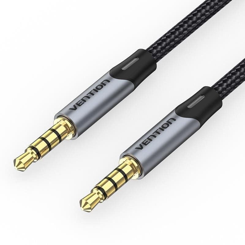 Vention Cable Estéreo BAQHD/ Jack 3.5 Macho - Jack 3.5 Macho/ 50cm/ Gris
