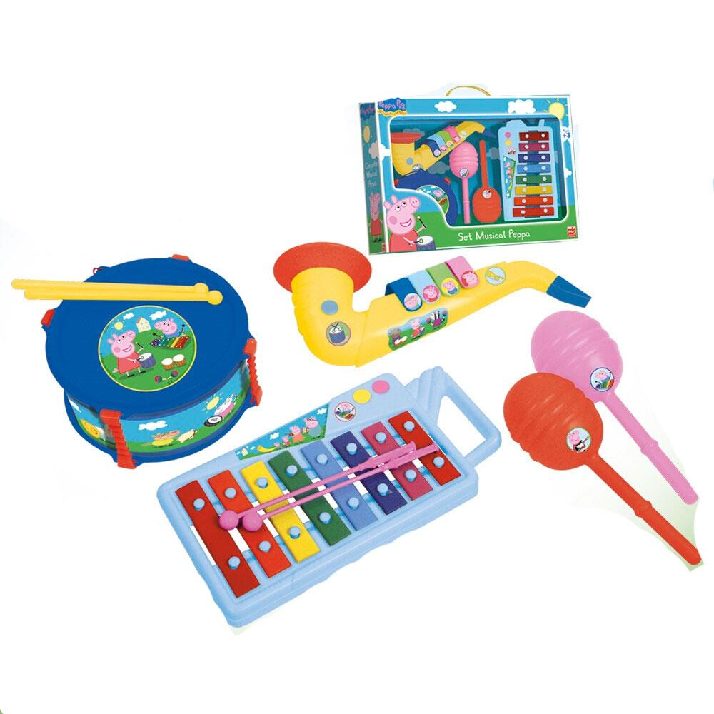 Set Xilofón, Tambor, Saxofón Y Maracas (Reig 2324)