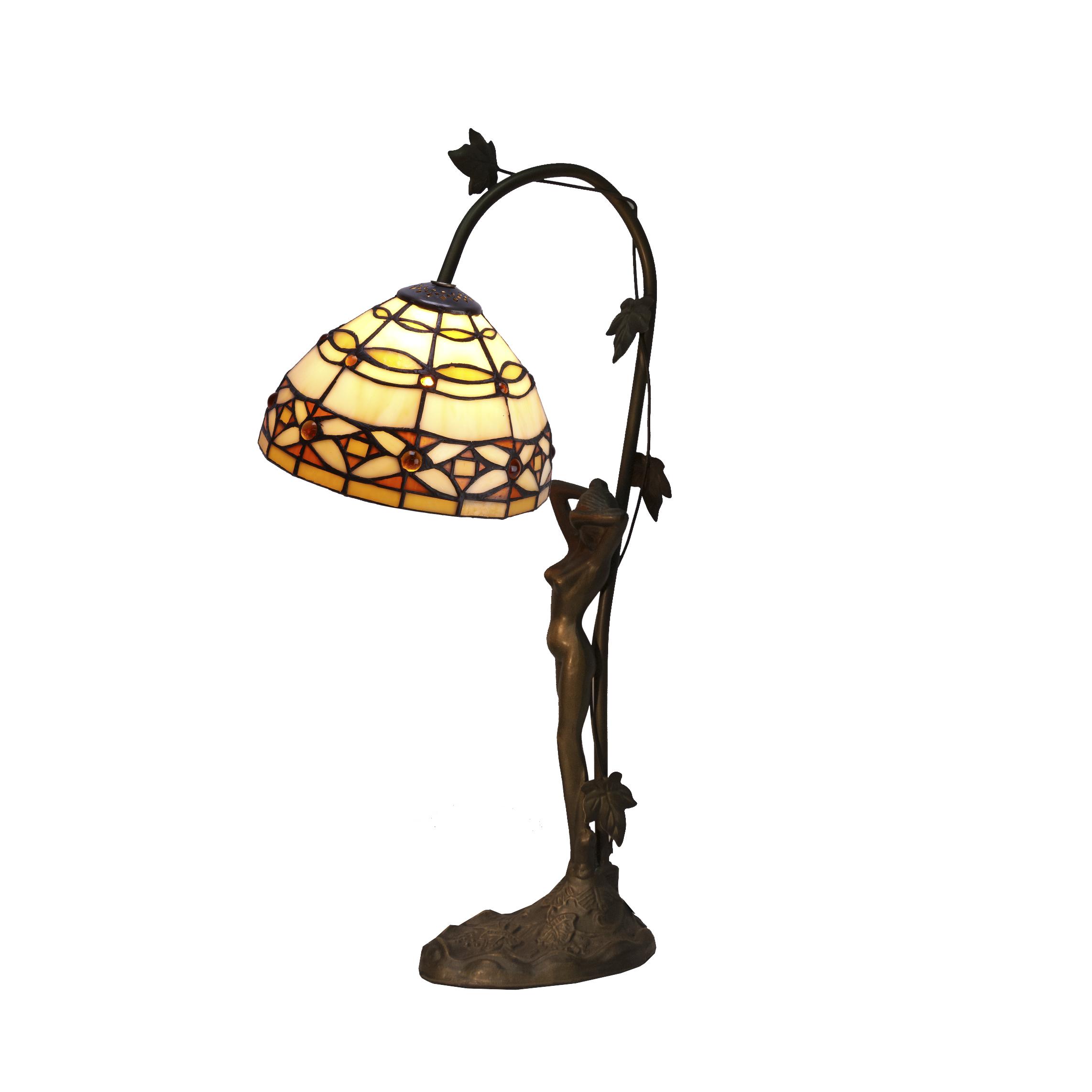 Sobremesa base figura Serie Marfíl D-20cm luz directa FIJALO LG225887B