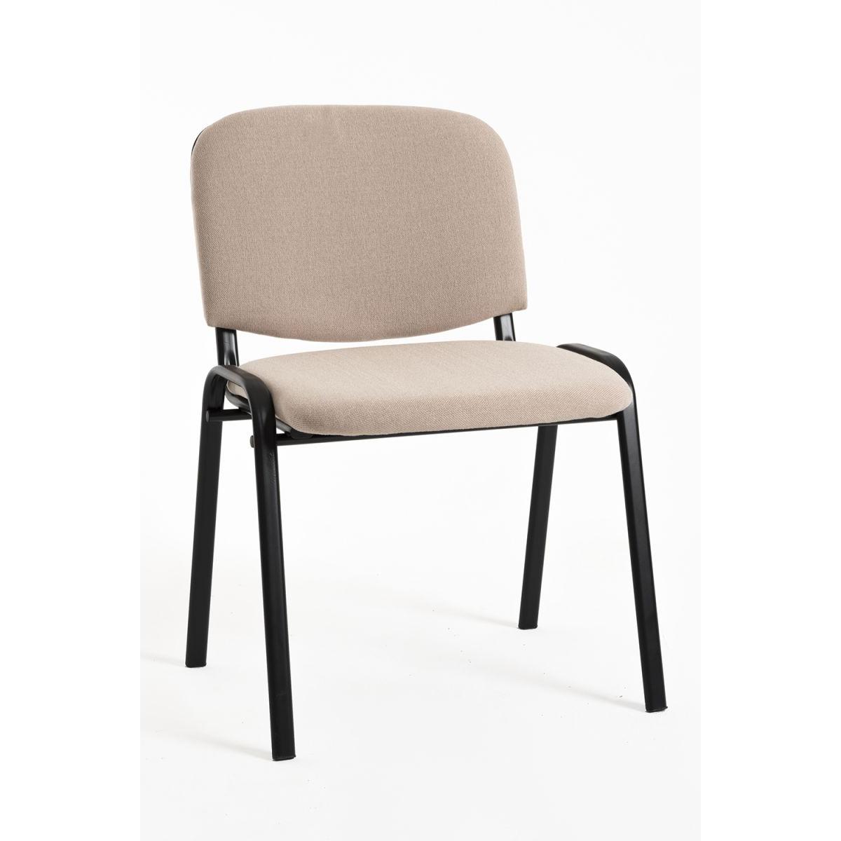 Regalos Miguel - Pack 4 Sillas de Oficina sin ruedas ni brazos Ofis - Máxima Ergonomía - Ideal para Escritorio y Gaming