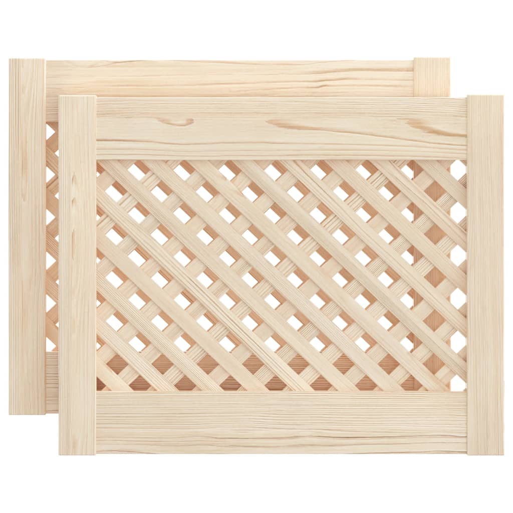 vidaXL Puertas de Armario Entramado Paneles de Aparador Madera de Pino Dimensiones 39.5 x 39.5 cm,  49.5 x 39.5 cm,  39.5 x 61.5 cm y mas
