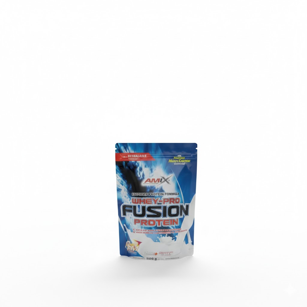 Amix Whey Pure Fusion 500 gramos - Proteína de Suero (Aislado y Concentrado) con DigeZyme y Aminoácidos (BCAA) - Rápida Absorción y Recuperación Muscular