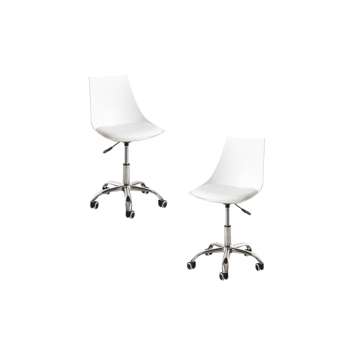 Regalos Miguel - Packs Sillas - Pack 2 Sillas Blok Office - Blanco