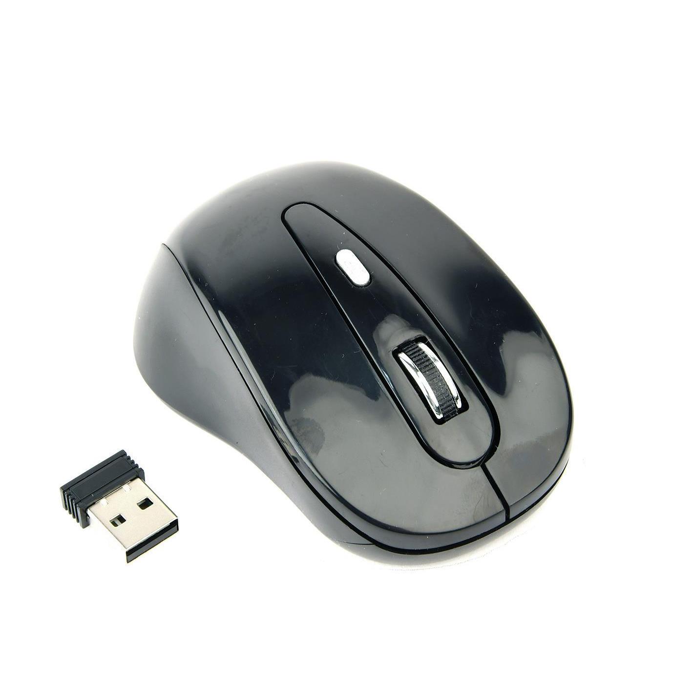 Ratã“N ÓPtico INALÁMBRICO GEMBIRD MUSW-6B-01, 1600 dpi, Nano USB, Negro