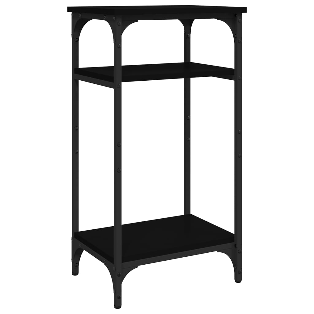 Vidaxl Mesita Auxiliar Madera Contrachapada 40x30x75 Cm Negro