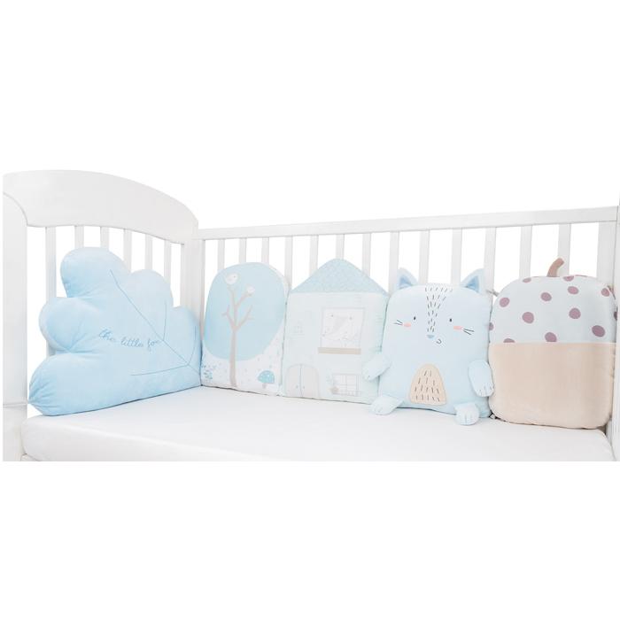 Conjunto de almofadas para cama de grades Kikka Boo Little Fox
