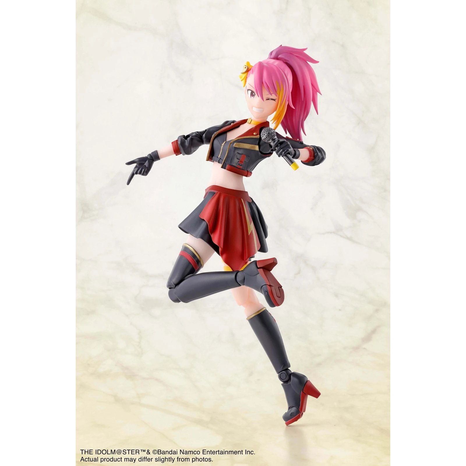 TAMASHII NATIONS - Figura articulada Ayumu Maihama de The Idolmaster SD653598 para coleccionistas, con múltiples accesorios y poses dinámicas