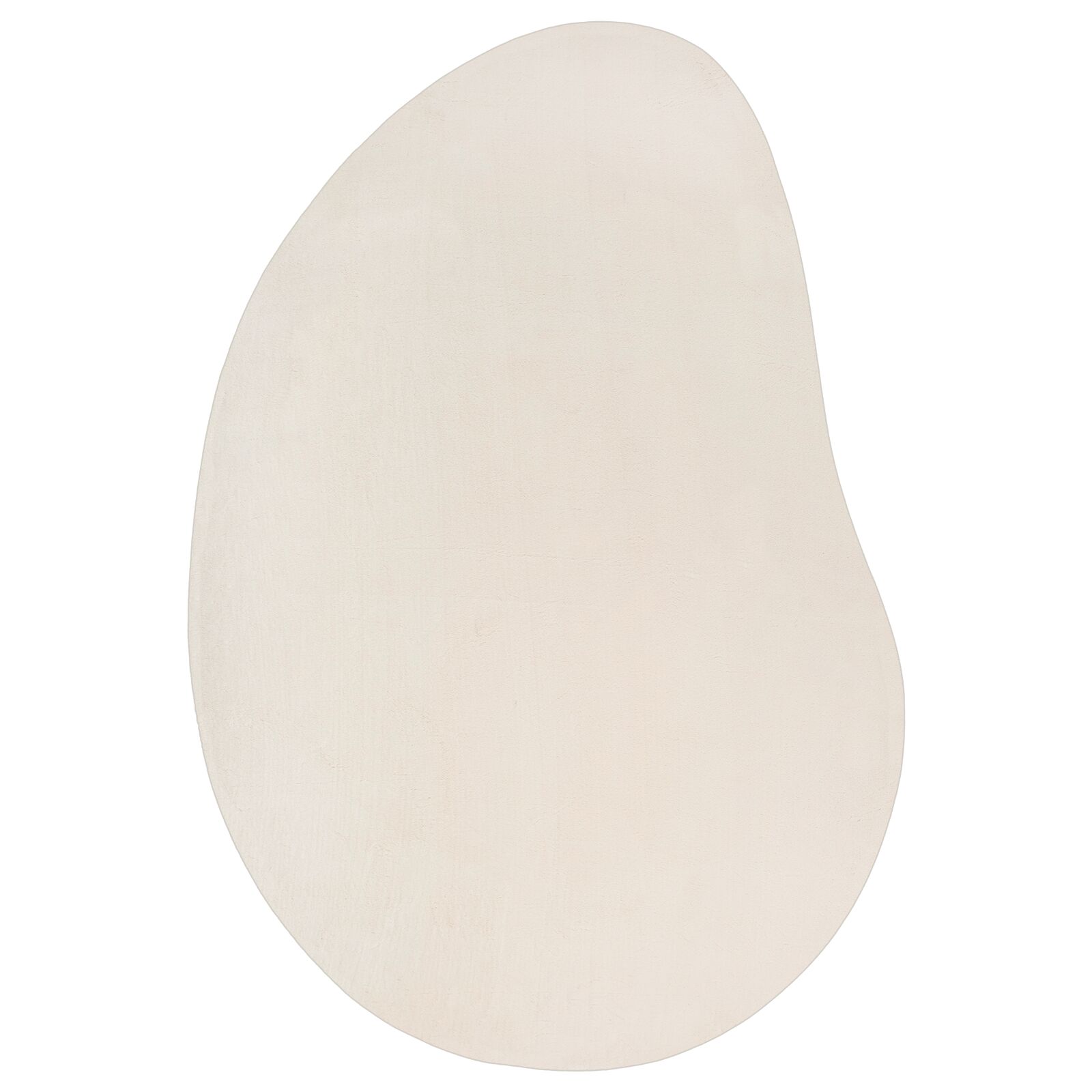 alfombra área vidaXL Beige 100x200 cm Poliéster Antideslizante