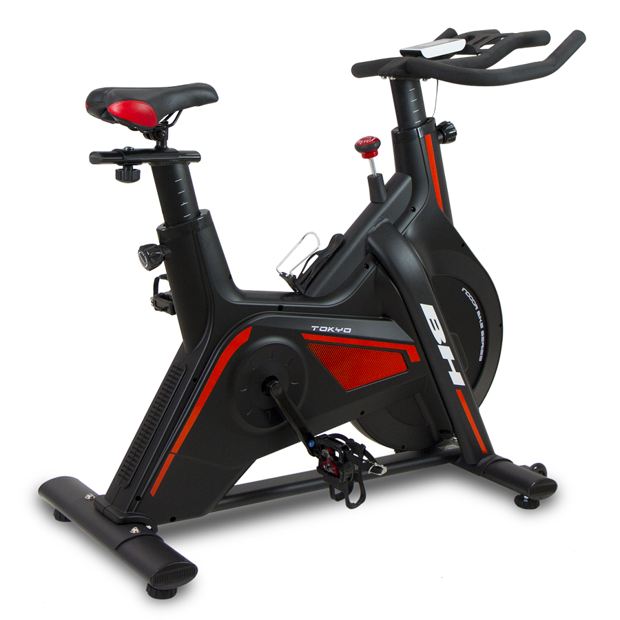 BH Fitness Tokyo H9181 | Ciclo Indoor Profesional con Freno Magnético y Volante de 20 kg para Entrenamientos Intensivos