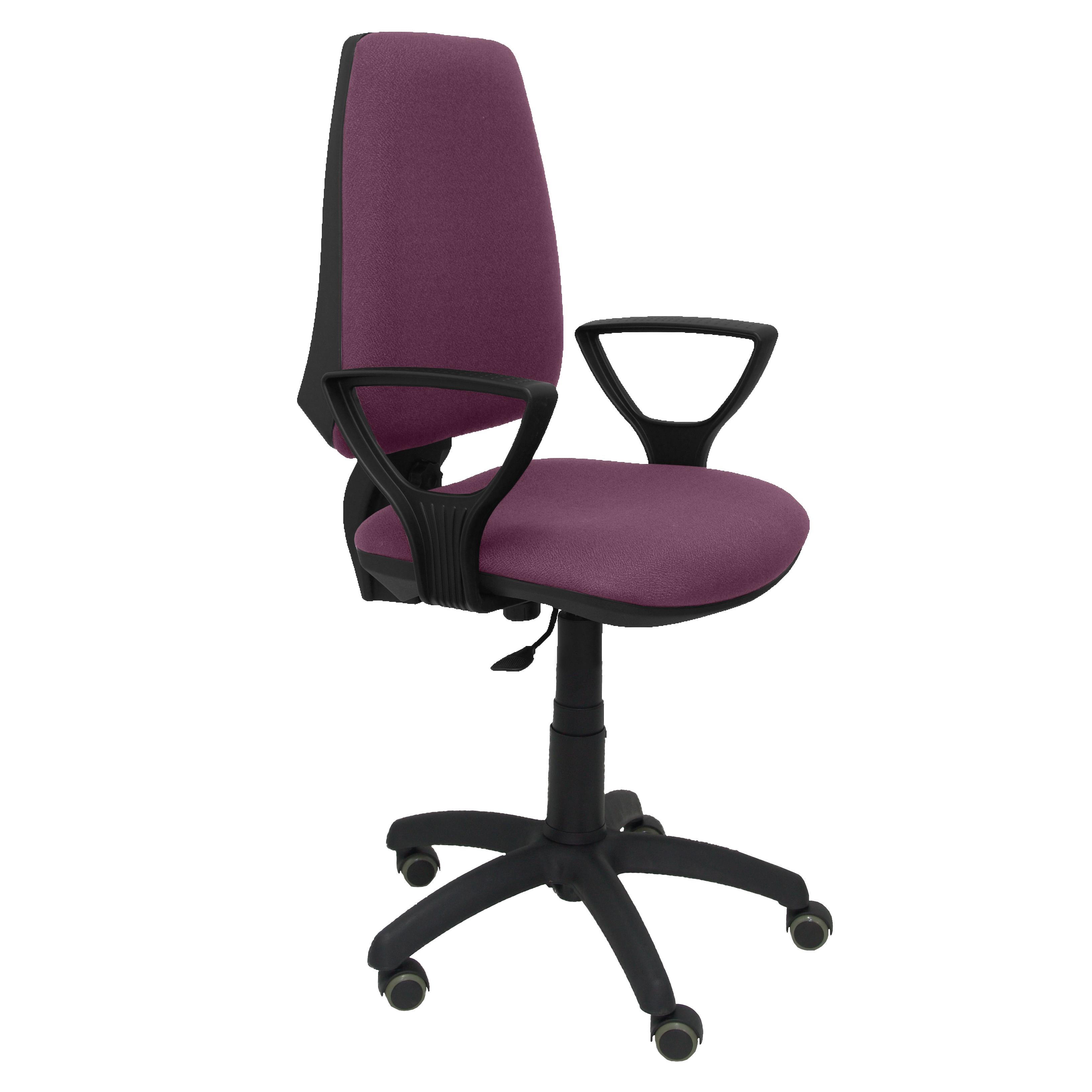 Silla de Oficina Ergonómica Piqueras Y Crespo Elche CP con Brazos Fijos y Ruedas de Parqué