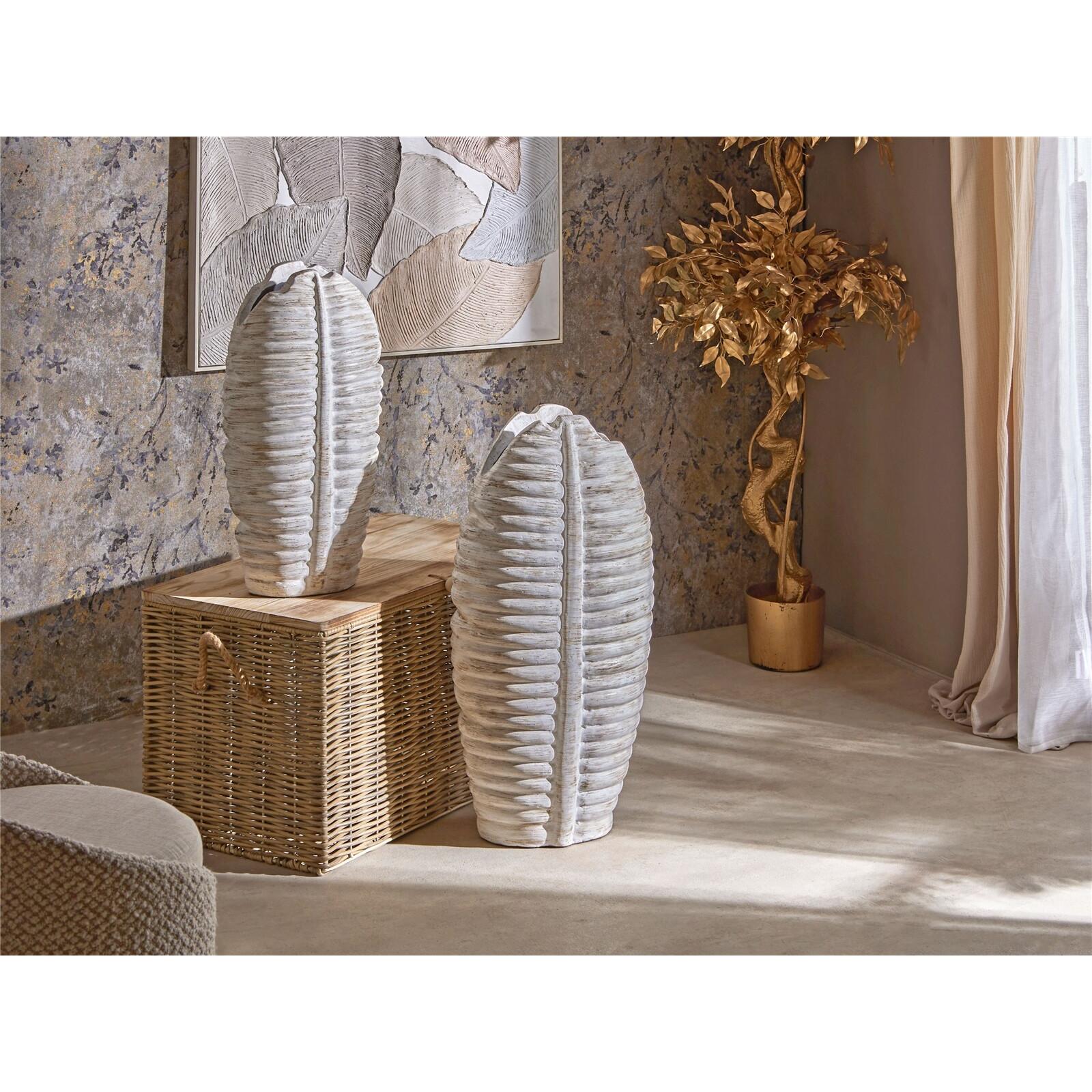 Vasija azibo blanco env. 70 cms. s/2 35x24x70 cms. El mejor complemento para tu hogar.