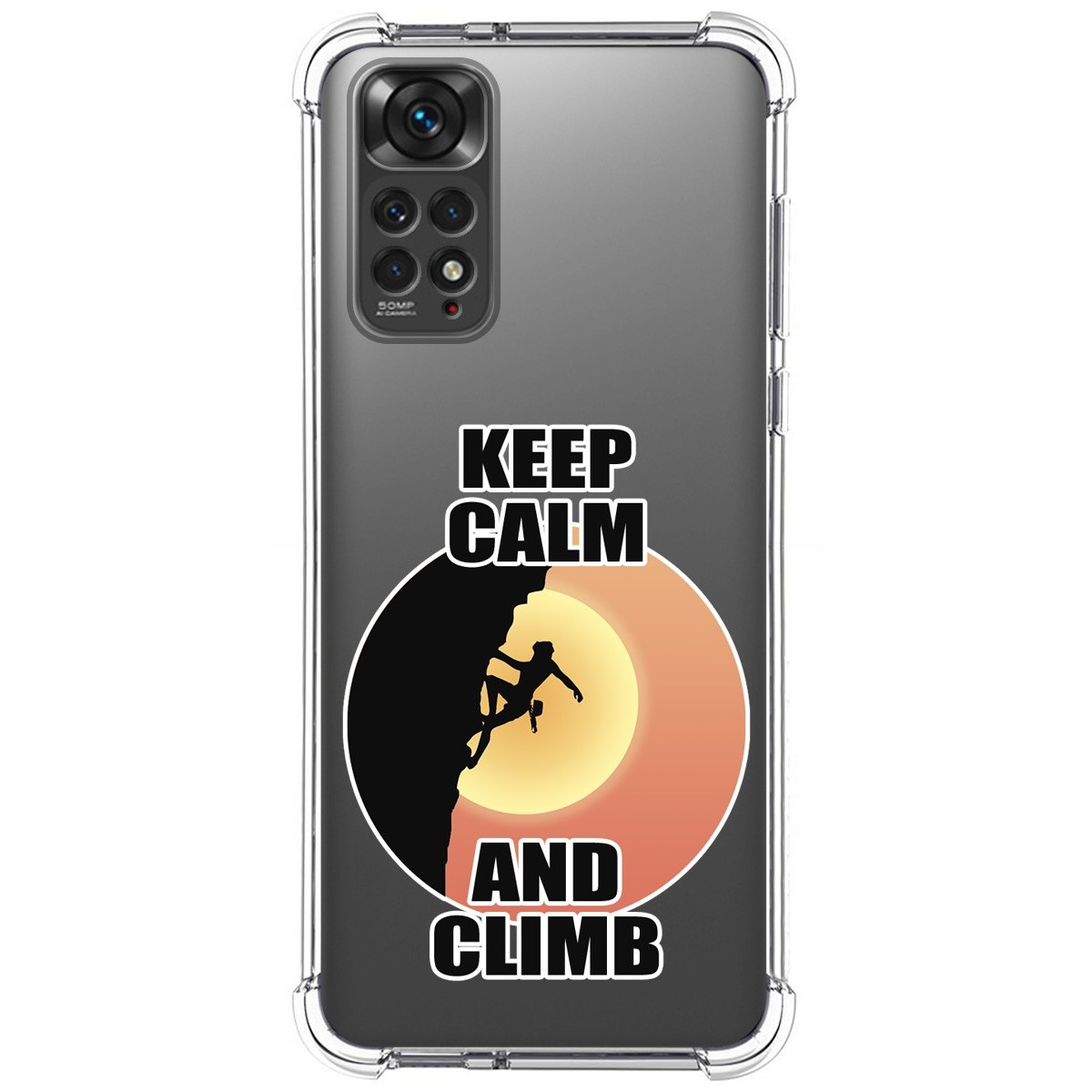 Funda Silicona Antigolpes para Xiaomi Redmi Note 11 / 11s diseño Mujer Escalada Dibujos