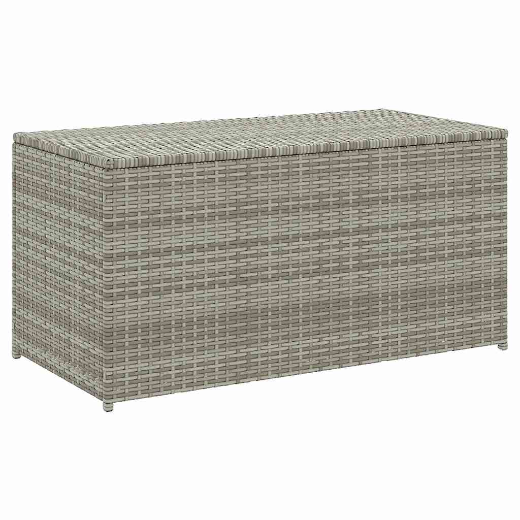 vidaXL Caja de almacenaje jardín ratán sintético 100x50x50 cm en color Marrón/Negro/Gris y más
