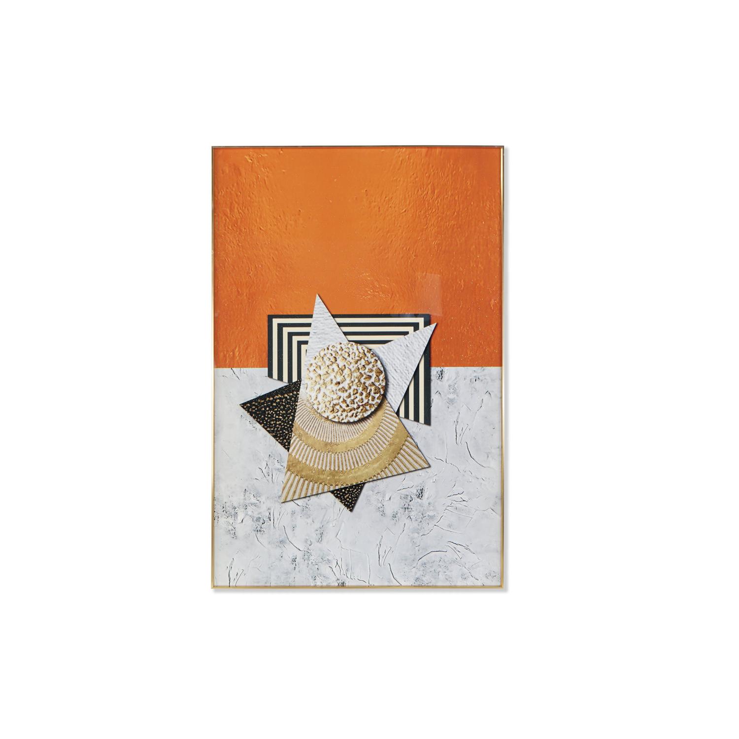 Cuadro Aluminio Mdf 80X3X120 Abstracto Porcelanico El mejor complemento para tu hogar  -Fijalo-