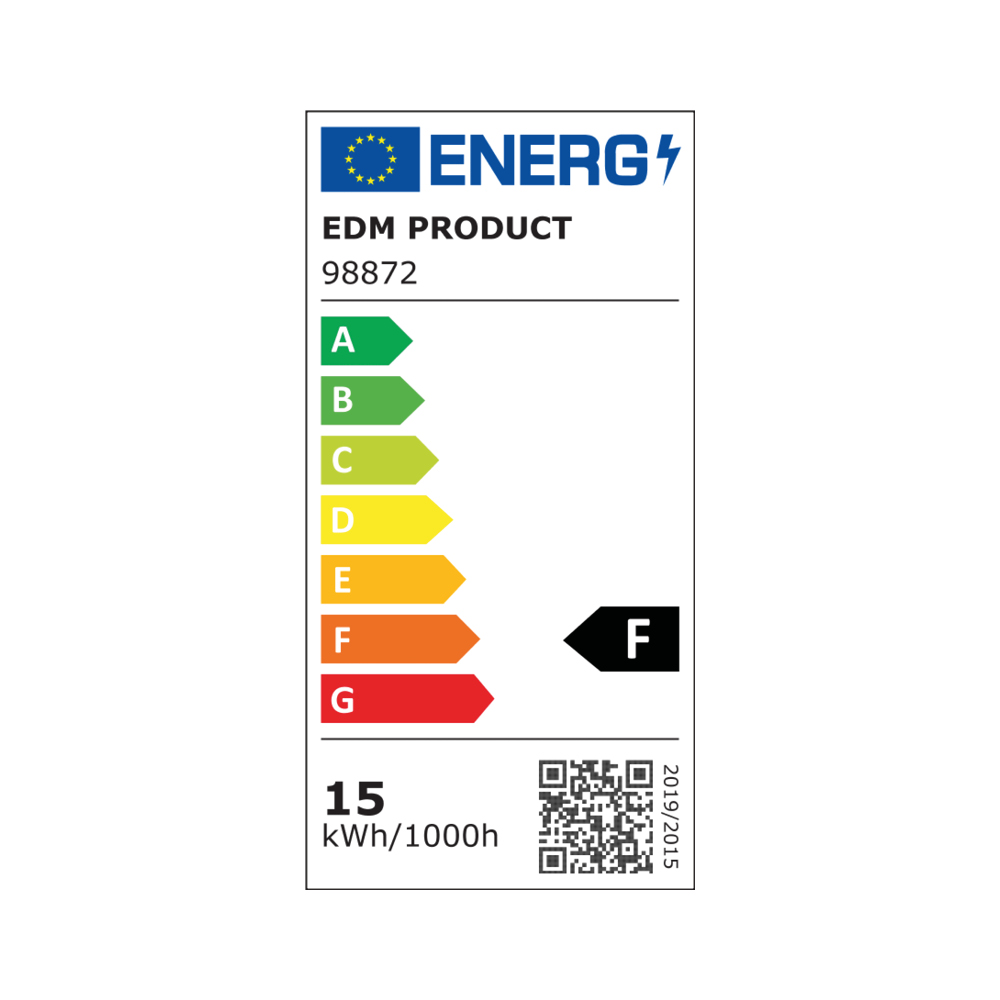 bombilla par38 led e27 15w 1200lm luz verde ip64 ø12x13,8cm edm